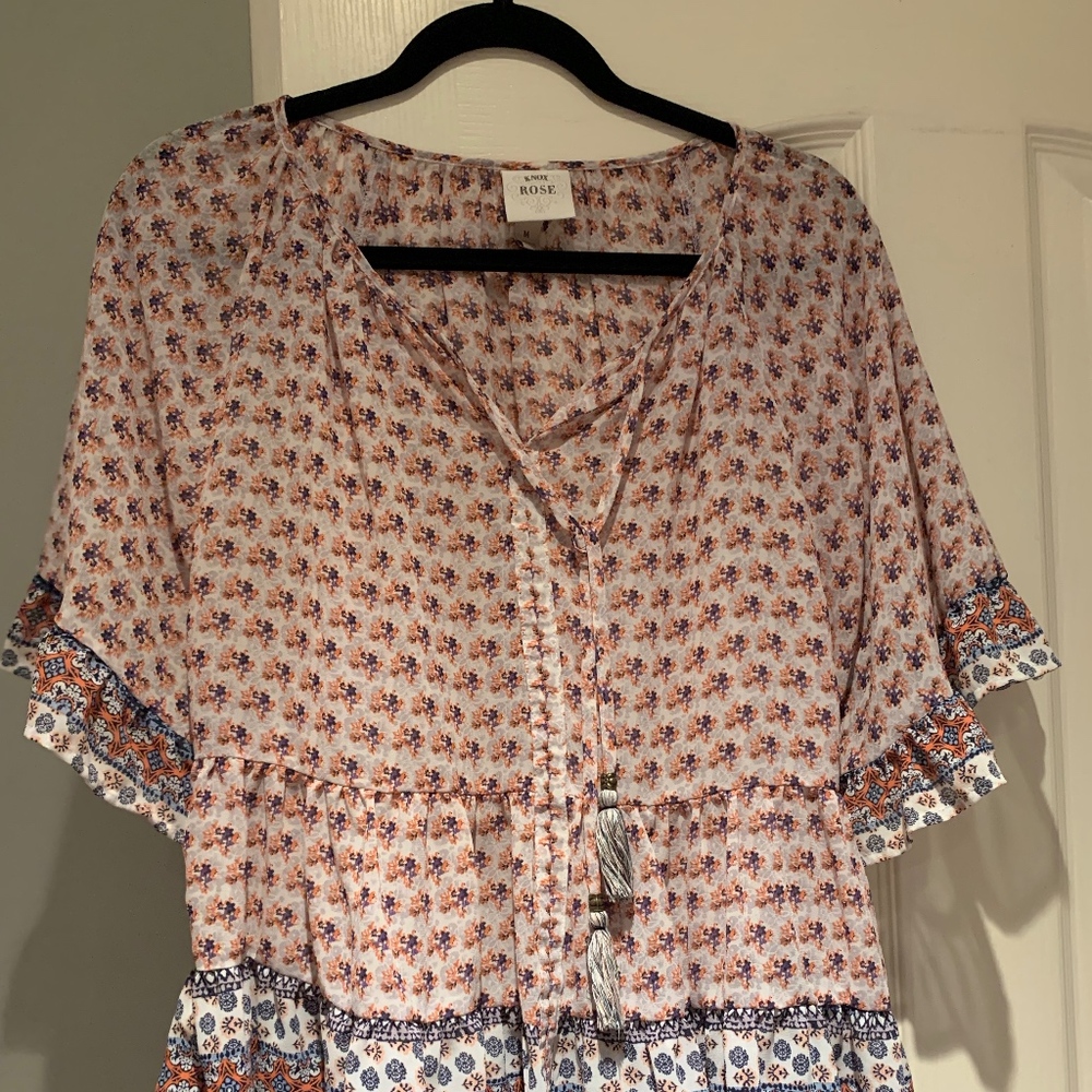 Knox Rose Vintage Look Blouse